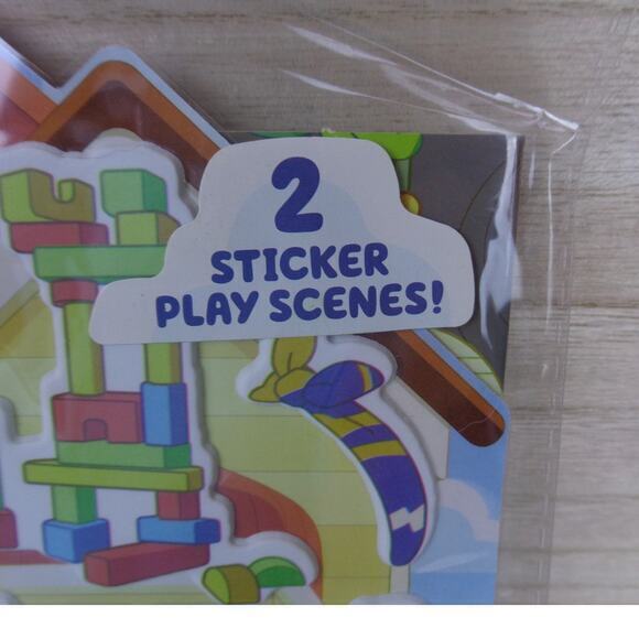 Bluey Sticker Playset 35+ Stickers 1 Puffy Sticker Sheet & 2 Play Scenes Age‎ 3+ - Picture 2 of 6